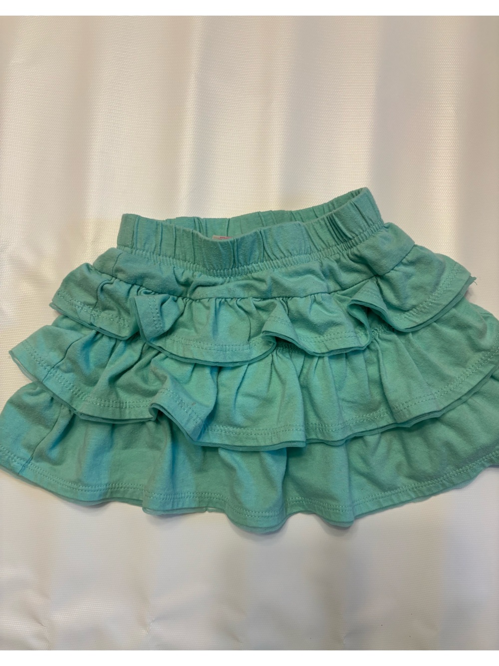 Carter's Mint Green Tiered Ruffle Diaper Cover Skirt